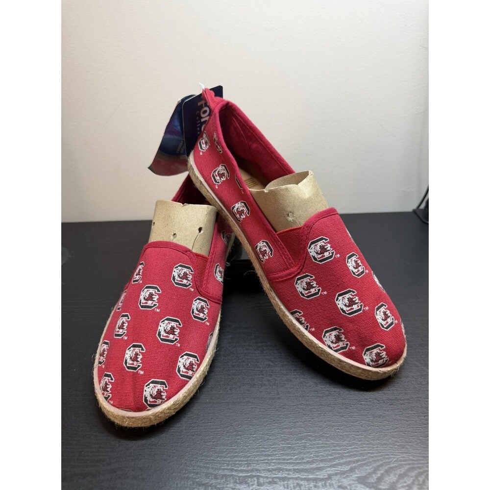 University Of South Carolina Canvas espadrille slip-on shoes Gamecocks Sz M 7-8